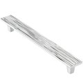Wisdom Stone River Cabinet Pull, 160mm 6 5/16in Center to Center, Polished Chrome 4115160CH
